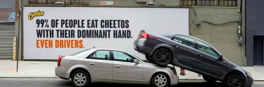 Subversive OOH: Cheetos, Adidas and McDonald’s are leading the way